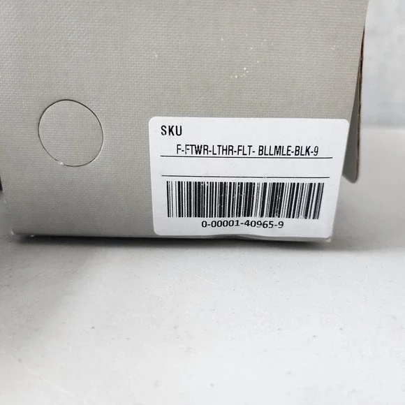 Everlane Ballet Mule Flats Womens Size 9 Leather Black Square Toe Shoes Bow NIB - Picture 9 of 13